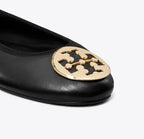 TORY BURCH REVA TRAVEL BALLET  -  Perfect Black / Gold