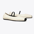 TORY BURCH RUNWAY BALLET   -  New Ivory / Perfect Black