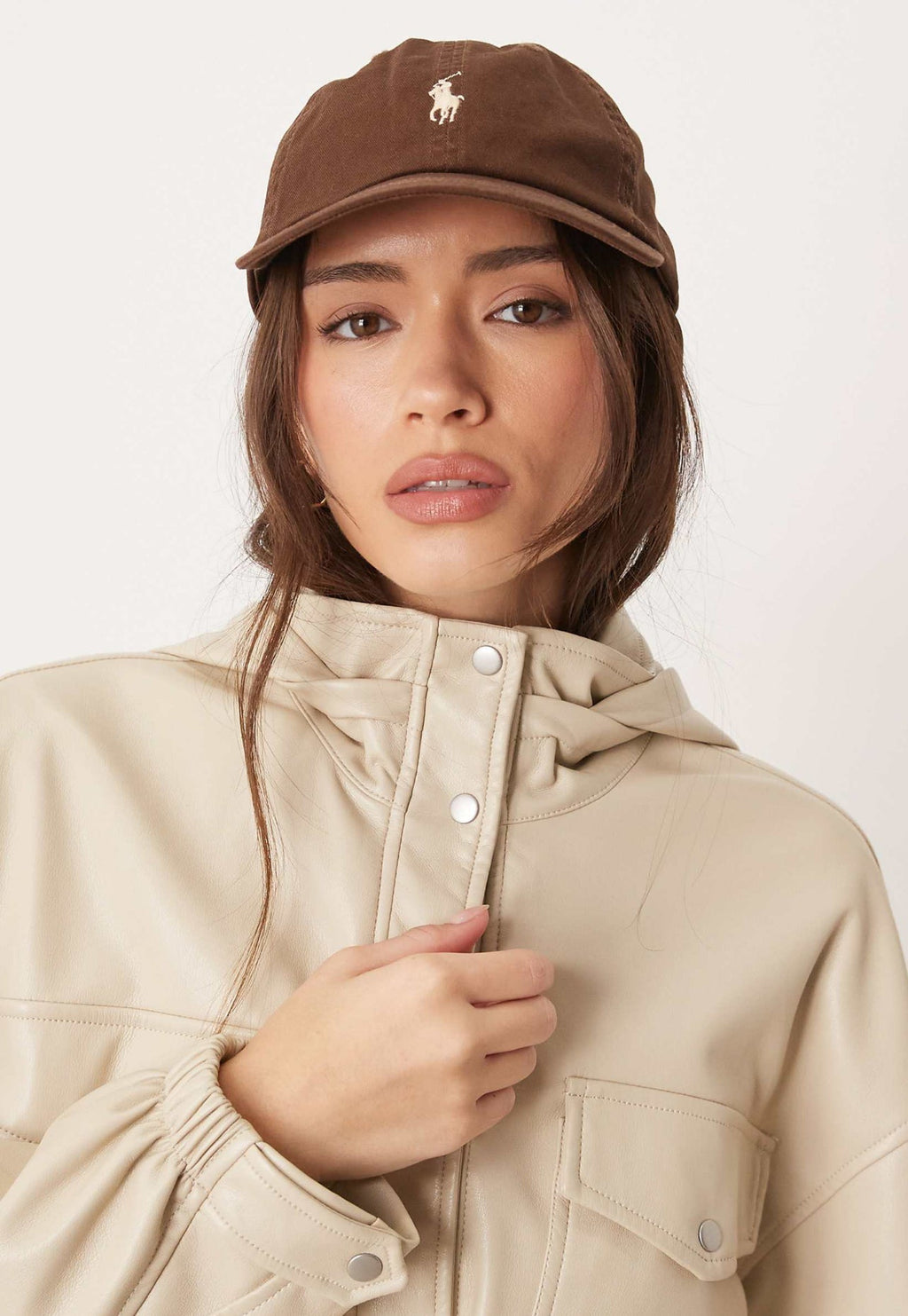 Ralph Lauren The Iconic Cotton Chino Ball Cap  -  Cooper Brown - Hemen Teslimde