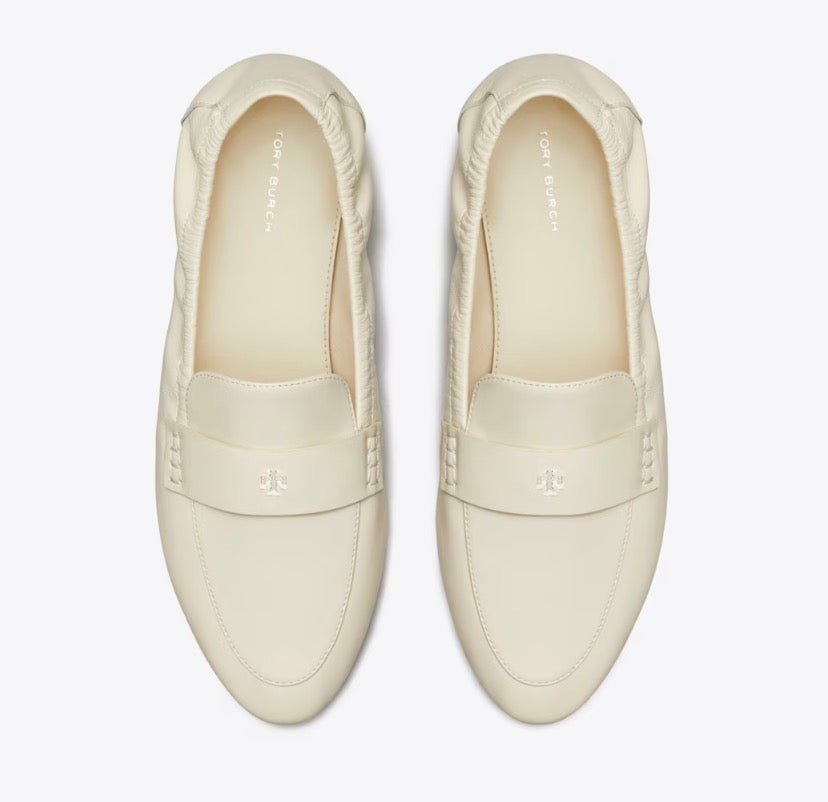 TORY BURCH BALLET LOAFER   -   Light Cream