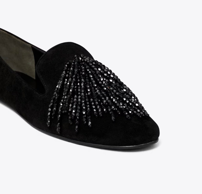 TORY BURCH SMOKING SLIPPER   -  Perfect Black