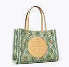 TORY BURCH SMALL ELLA PRINTED TOTE  -  blue dream paisley