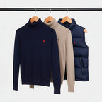 Herrenweste mit Pullover