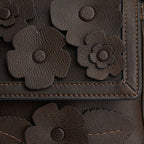 Coach Etta Small Flap Shoulder Bag  -  Gold/Maple