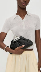 Marc Jacobs The Glam Small Clutch  -  Black
