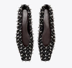 TORY BURCH BELL FLAT   -  Perfect Black