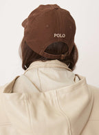 Ralph Lauren The Iconic Cotton Chino Ball Cap  -  Cooper Brown - Hemen Teslimde