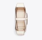 TORY BURCH MILLER SWING CROSSBODY BAG  -  light cream