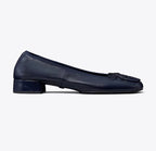 TORY BURCH REVA HEELED BALLET   -   New Navy