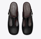 TORY BURCH VIOLET T-STRAP MULE   -  Perfect Black