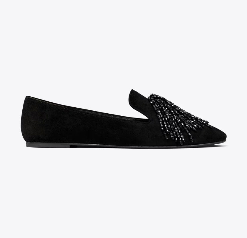 TORY BURCH SMOKING SLIPPER   -  Perfect Black