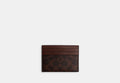 Coach Card Case In Signature -Signature /Maple
