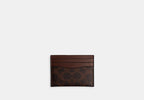 Coach Card Case In Signature -Signature /Maple