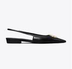 TORY BURCH ELEANOR SLINGBACK FLAT   -  Perfect Black