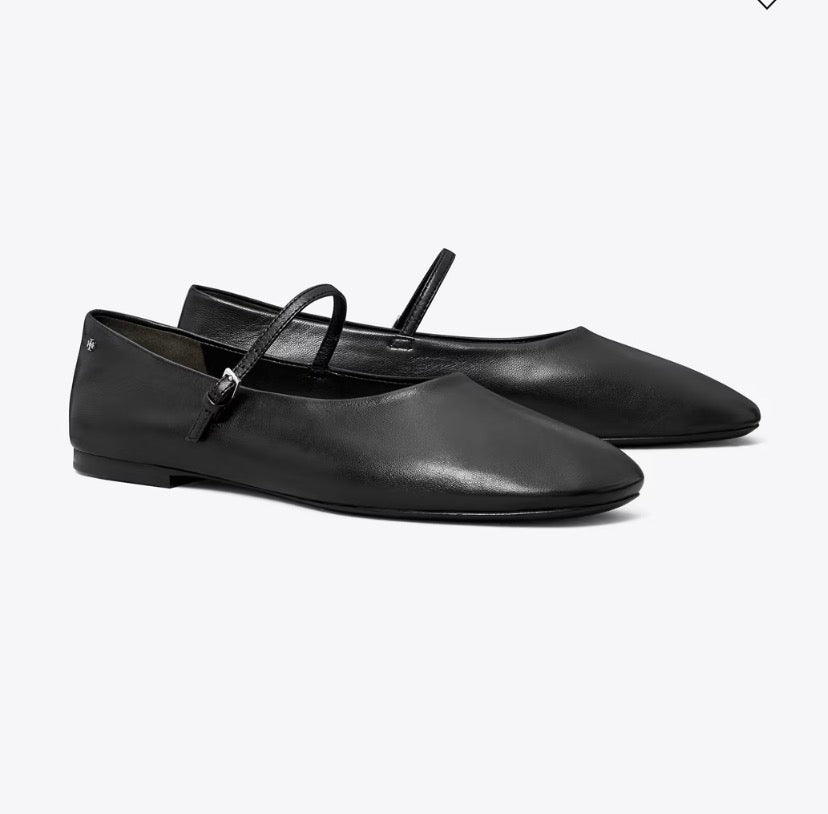 TORY BURCH MARY JANE BALLET  -   Perfect Black
