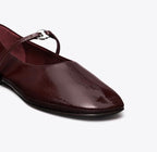 TORY BURCH GEMINI LINK MARY JANE   -  Plum / Silver