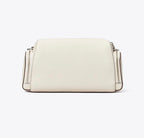 TORY BURCH PERRY VOYAGER CROSSBODY BAG  -  light cream