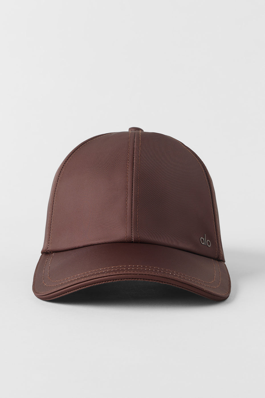 Alo Yoga Satin Off-Duty Cap  -  Brownstone