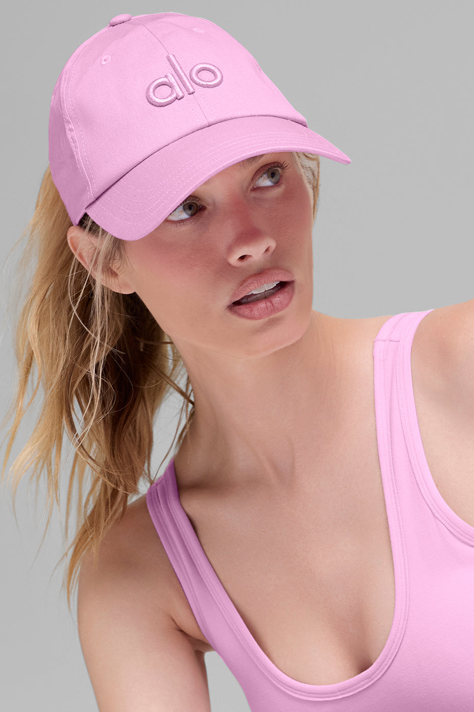 Alo Yoga Off-Duty Cap  -  Candy Heart Pink