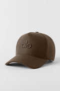 Alo Yoga Wool Blend District Trucker Hat  -  Espresso