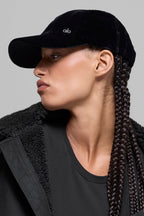 Alo Yoga Velvet Off-Duty Cap  -  Black