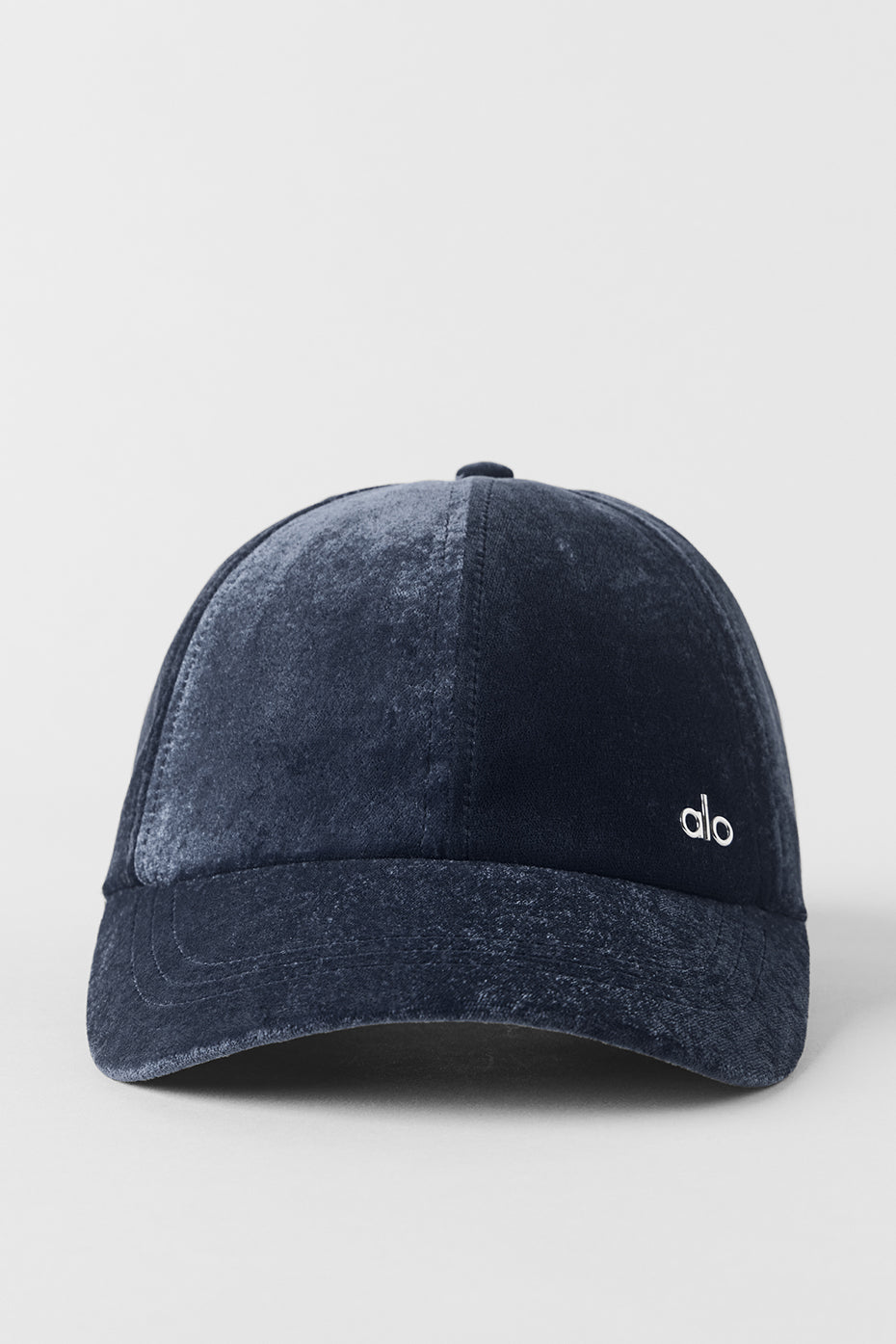 Alo Yoga Velvet Off-Duty Cap  -  Navy