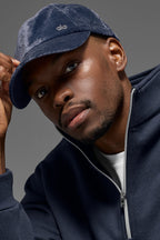 Alo Yoga Velvet Off-Duty Cap  -  Navy