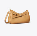 TORY BURCH ROMY ZIP TOP CROSSBODY  -  tiramisu