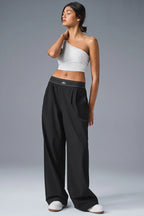 Alo Yoga Suit Up Trouser (Regular)  -  Black - Hemen Teslimde