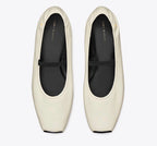 TORY BURCH RUNWAY BALLET   -  New Ivory / Perfect Black