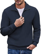 Lässig Corduroy Polo Collar Pullover (US Only)