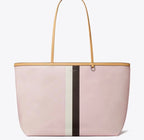 TORY BURCH RACER TOTE  -  rose mist