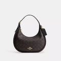 Coach Emily Shoulder Bag In Signature   -  Gold/Walnut/Black