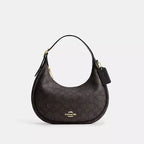 Coach Emily Shoulder Bag In Signature   -  Gold/Walnut/Black