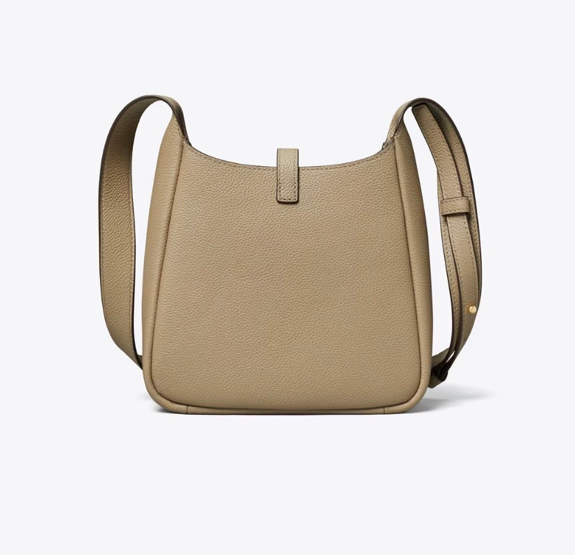 TORY BURCH MILLER SWING CROSSBODY BAG  -  soft cement