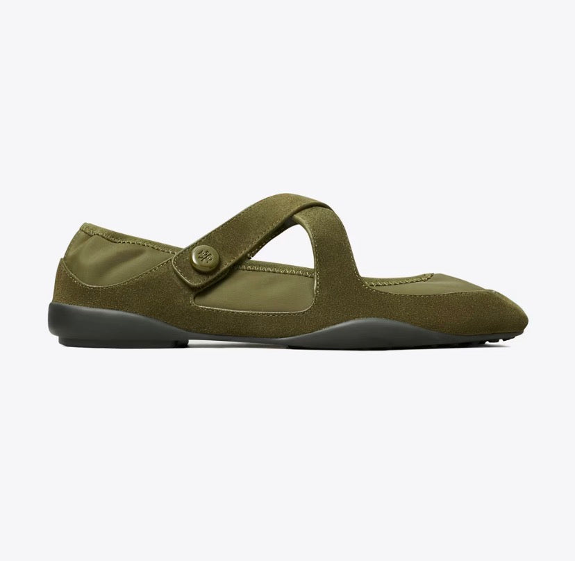 TORY BURCH ROMY SPORT MARY JANE   -  Dark ivy / Dark ivy