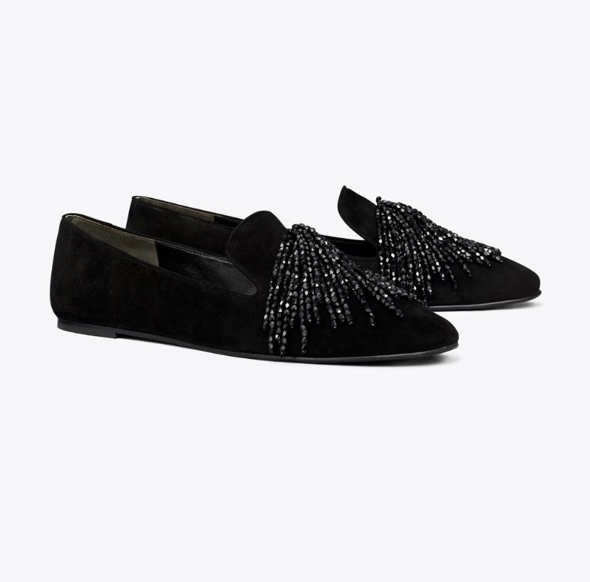 TORY BURCH SMOKING SLIPPER   -  Perfect Black