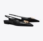 TORY BURCH ELEANOR SLINGBACK FLAT   -  Perfect Black