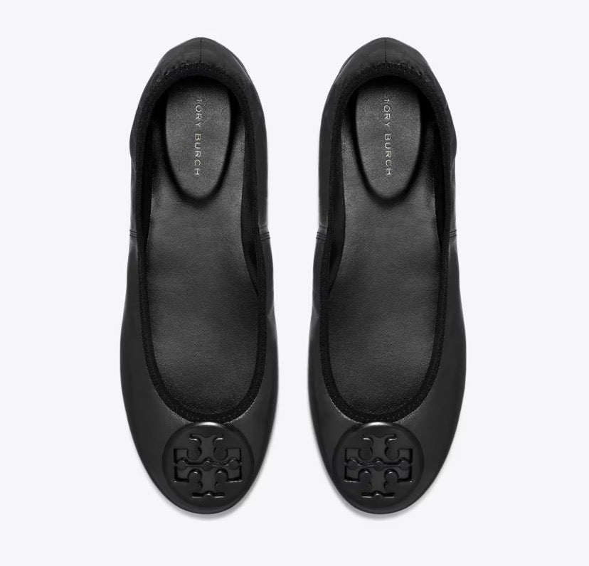 TORY BURCH REVA TRAVEL BALLET  -  Perfect Black