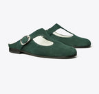 TORY BURCH VIOLET T-STRAP MULE   -  Warm Teal