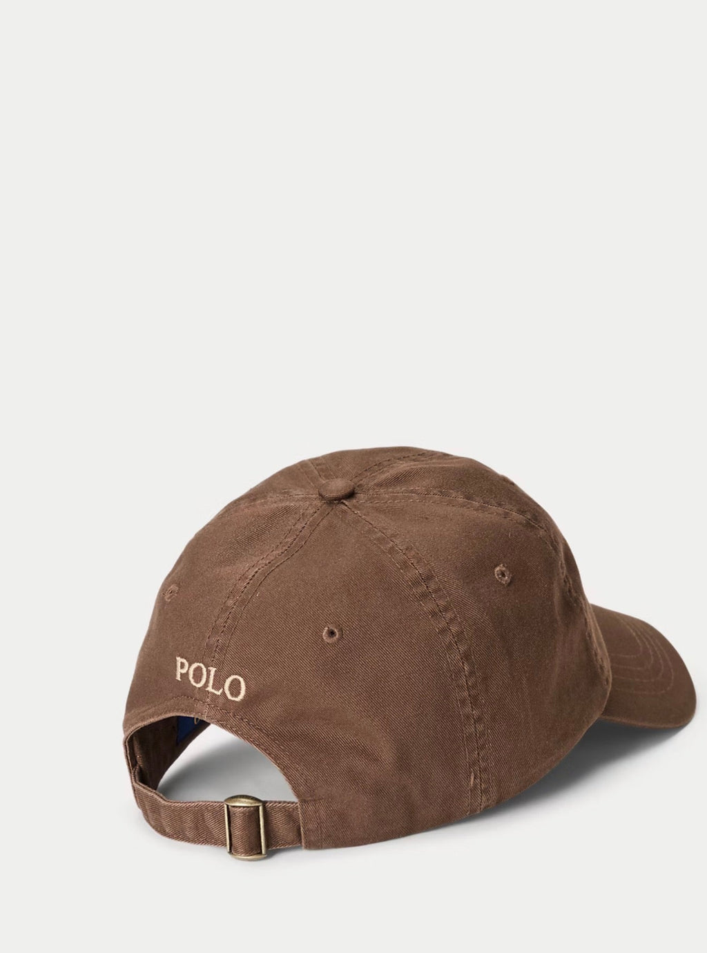 Ralph Lauren The Iconic Cotton Chino Ball Cap  -  Cooper Brown - Hemen Teslimde