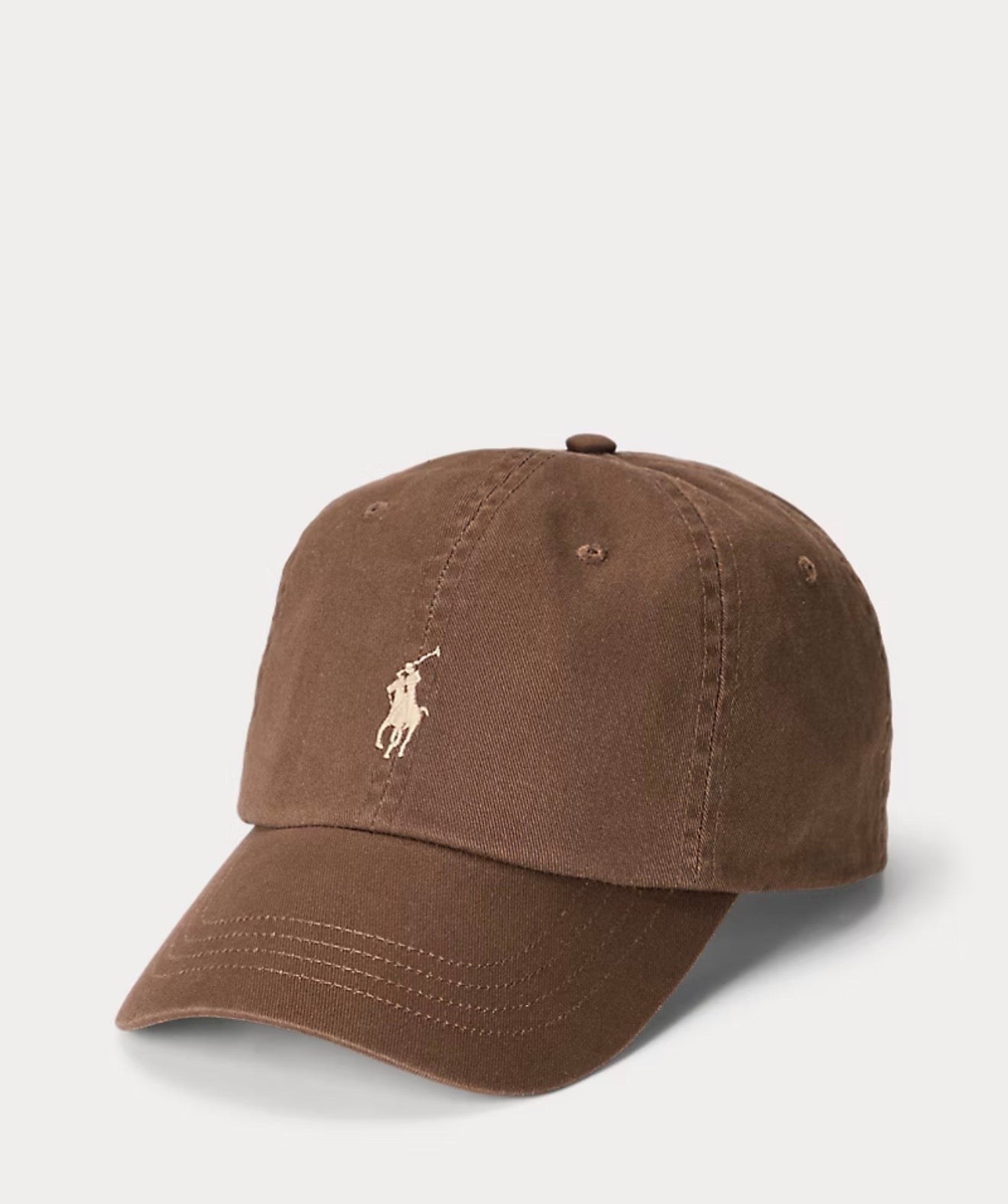Ralph Lauren The Iconic Cotton Chino Ball Cap  -  Cooper Brown - Hemen Teslimde
