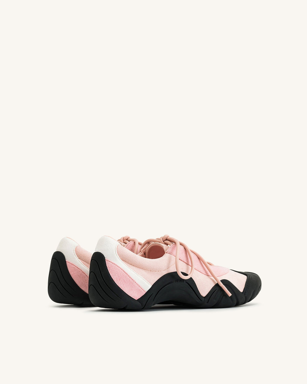 JW PEI Caitlin Lace-up Ballerina Sneakers - Pink