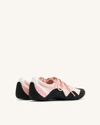 JW PEI Caitlin Lace-up Ballerina Sneakers - Pink