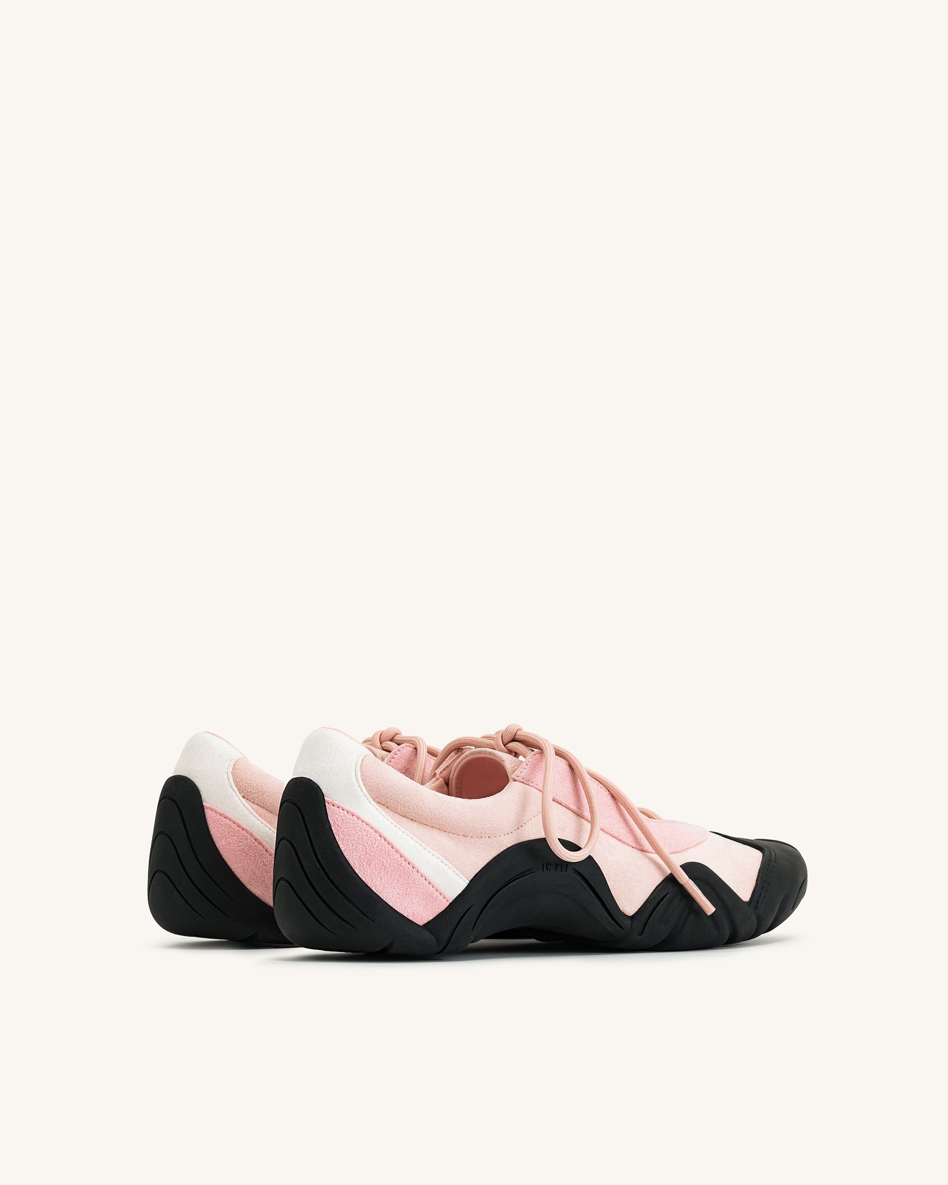 JW PEI Caitlin Lace-up Ballerina Sneakers - Pink