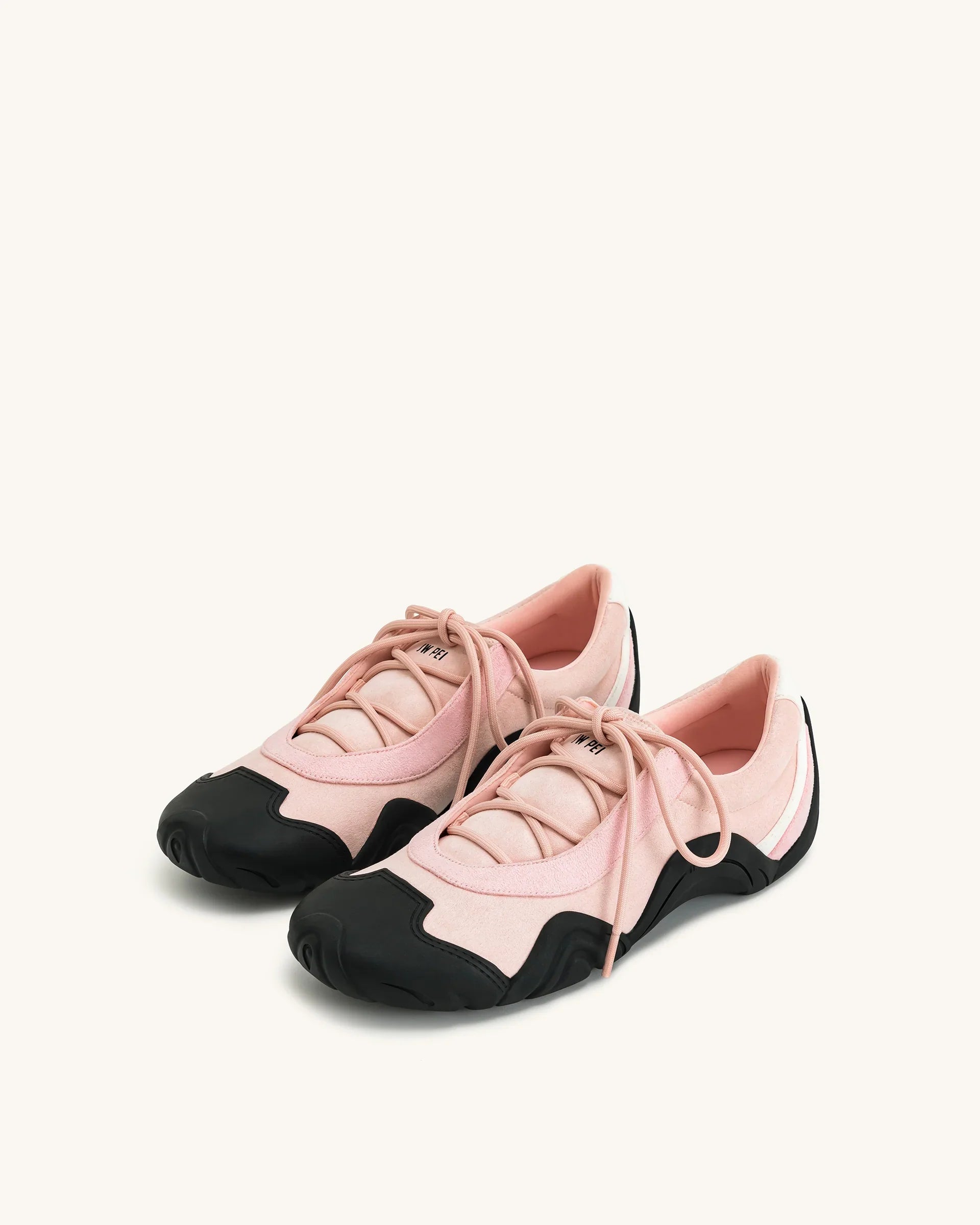 JW PEI Caitlin Lace-up Ballerina Sneakers - Pink