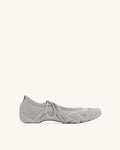 JW PEI Caitlin Lace-up Ballerina Sneakers - Grey