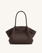 JW PEI Hana Medium Tote Bag - Dark Brown