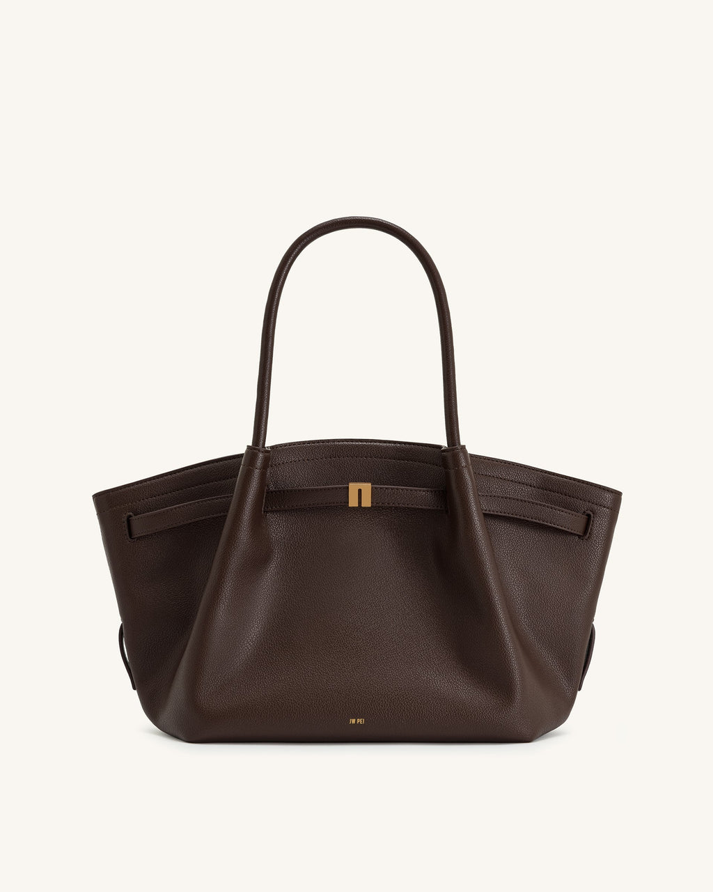 JW PEI Hana Medium Tote Bag - Dark Brown