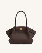 JW PEI Hana Medium Tote Bag - Dark Brown